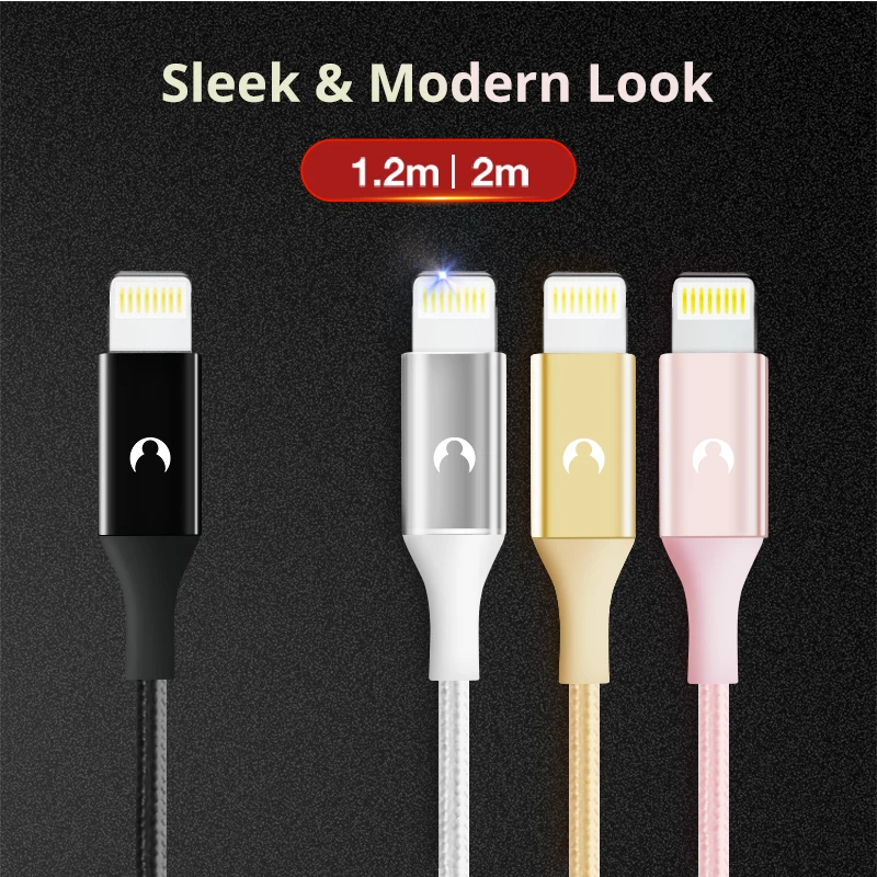 Snowkids MFi кабель для Lightning-USB кабель для iPhone 11X8 7 6 5 X XR XsMax длинный кабель с поддержкой синхронизации данных до iOS 12