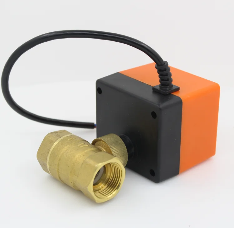 Электрический моторизованный латунный шаровой кран DN15 DN20 DN25 DN32 DN40 DN50 AC 220 В