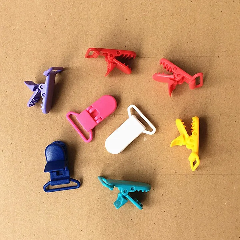 50 шт. детские пластиковые соски клип держатель пустышка мама младенческой зажимы
