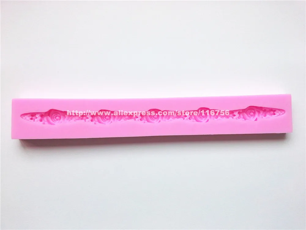 Бесплатная доставка тонкая форма для бега в форме цветка из силикона украшение