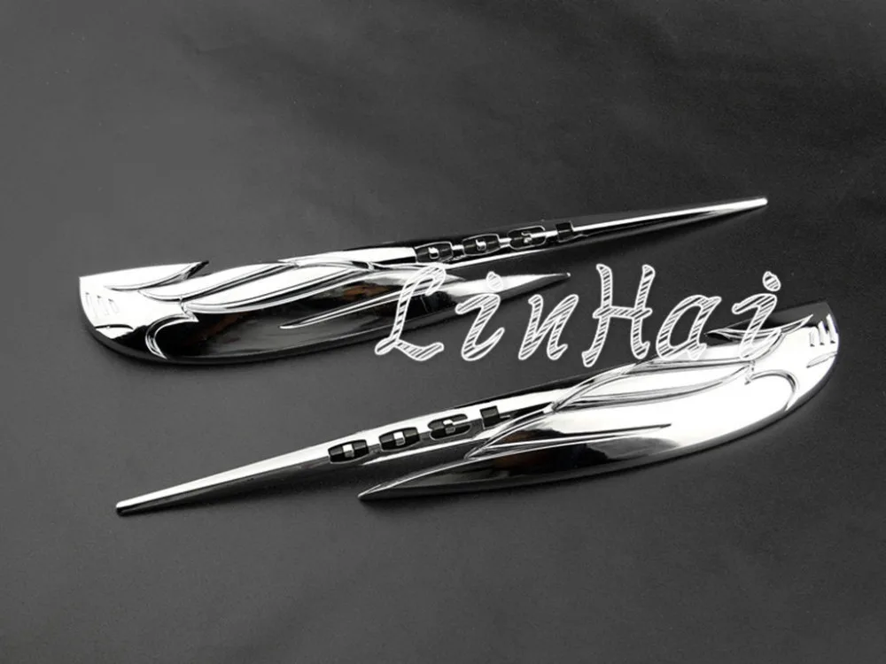 1 пара хромированные наклейки на бензобак Honda VTX 1300 VTX1300|sticker iphone|sticker muralssticker sport |