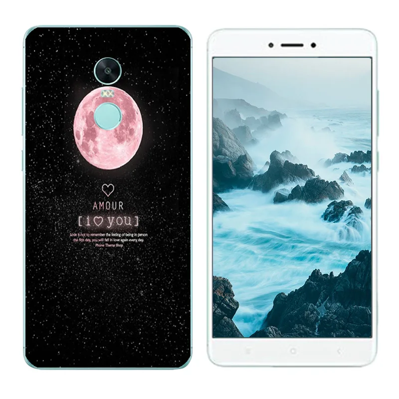 Case for Xiaomi Redmi Note 4X Soft Silicone Clear TPU Cover Character Printing Ultra Thin 4 X 5.5&quot |