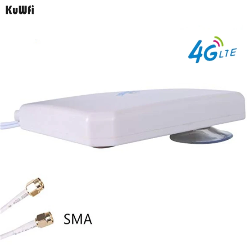Антенна KuWFi 4G LTE разъем SMA 35dBi длинная сеть с разъемом типа C для