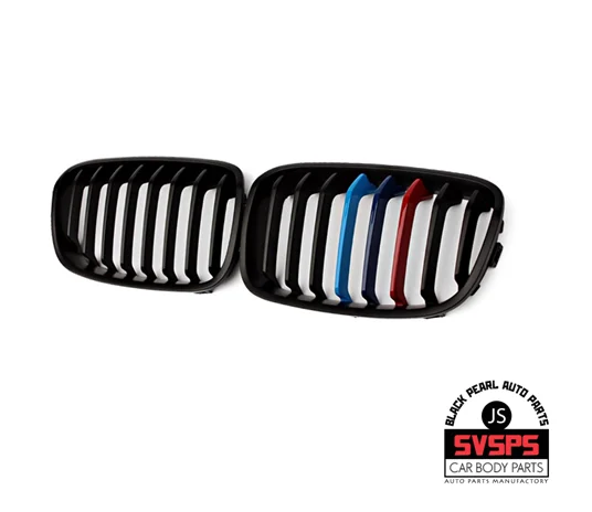 

High Quality ABS Front Middle Grille Single Slat Style Two Color Options For BMW 1-series F20 2012-2014 2015-Now Year