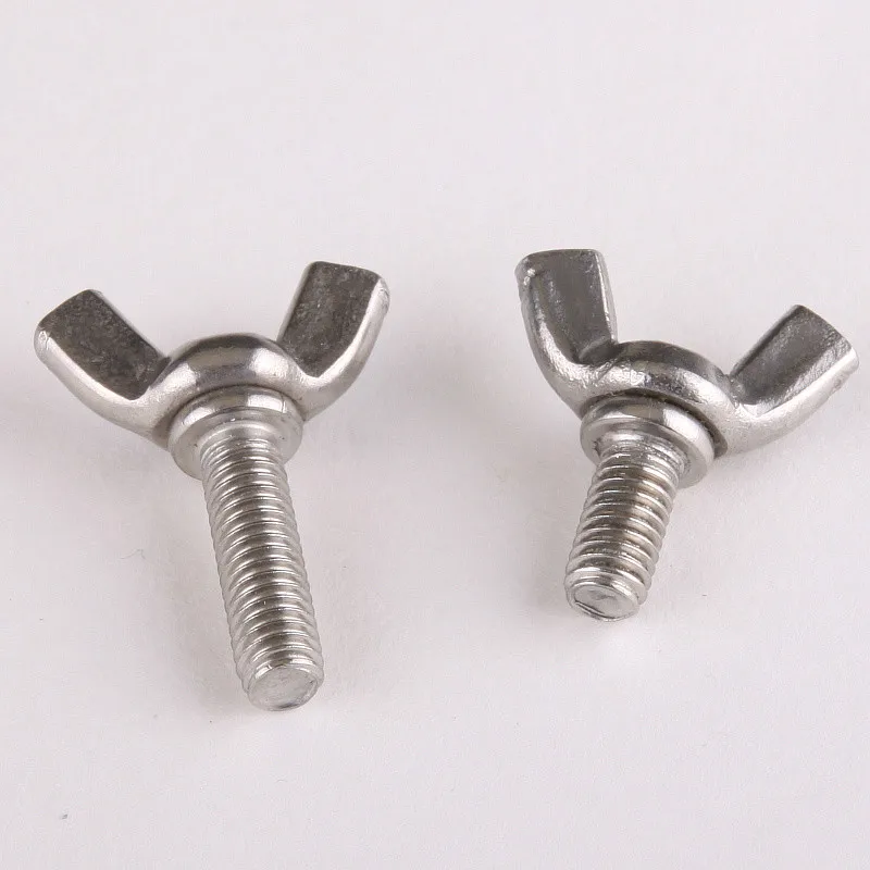2 шт. болт бабочка Комплект болтов крылышков из нержавеющей стали 304 M6 *