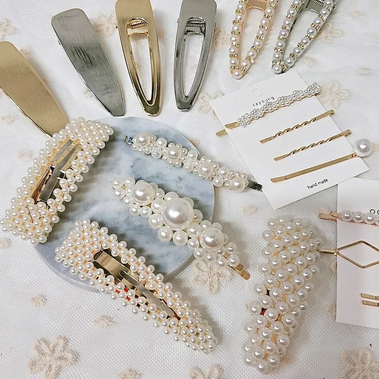 36pc/lot Full pearls Hair Clips for Women Fashion Sweet Imitation Korean Style Hairpins Alloy BB Hairgrip Girls Accessories | Аксессуары
