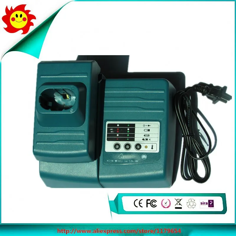 Free Shipping New NI-CD NI-MH Lithium Ion Universal Replacement Power Tool Battery Charger for Makita 7.2v-18v DC18RC DC18RA | Электроника