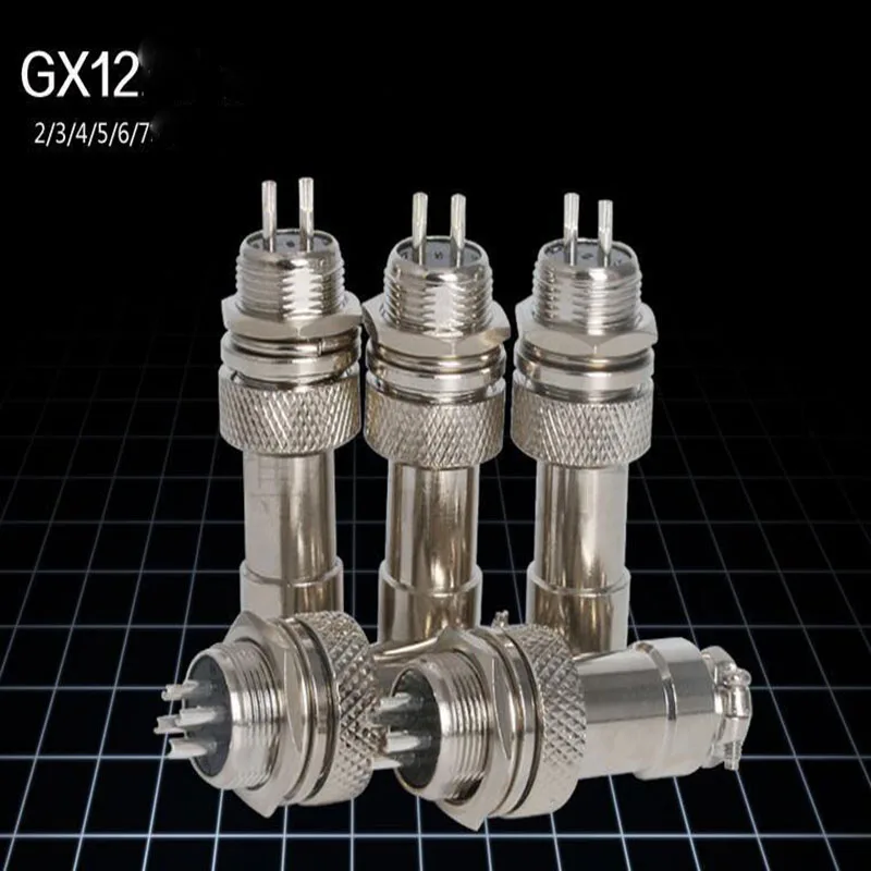GX12 2 3 4 5 6 ядер авиационный разъем отверстие выхода воздуха RS765 12 мм|connector|holehole plug |