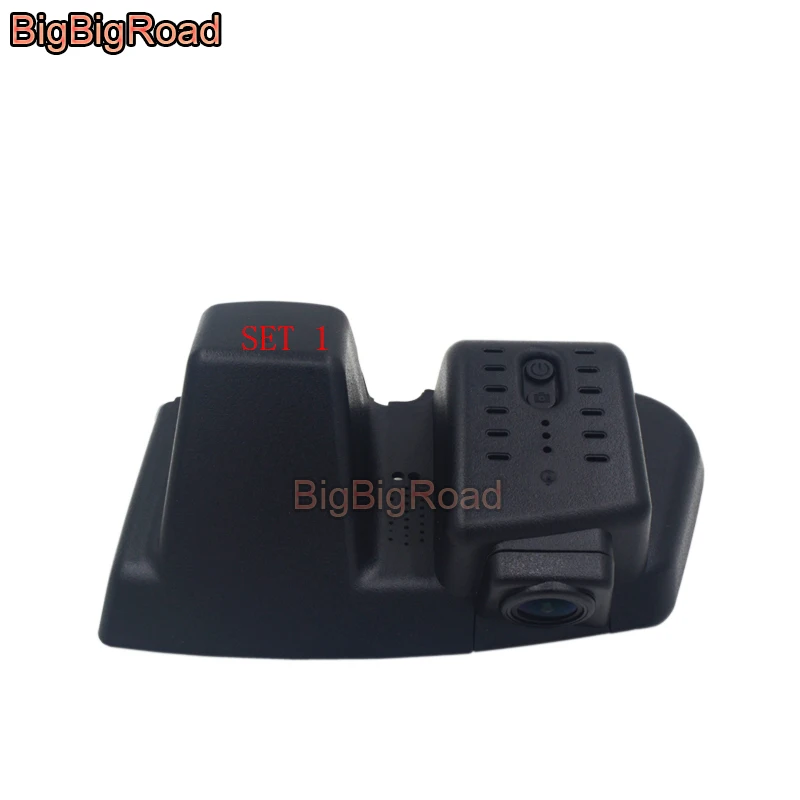 BigBigRoad для Ford Edge автомобильный wifi видеорегистратор для вождения видео рекордер фронтальная камера Автомобильный видеорегистратор FHD 1080 P - Название цвета: set 1 single camera