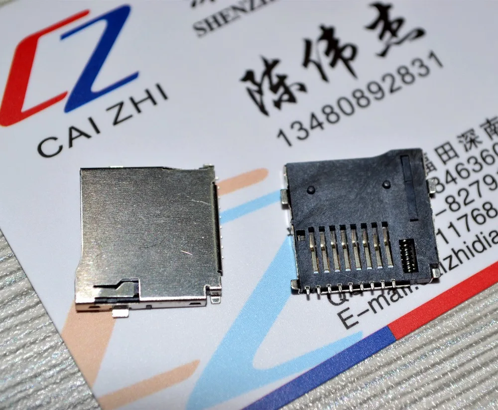 10 шт. выдвижные переходники для карт памяти Micro SD | Электронные компоненты и