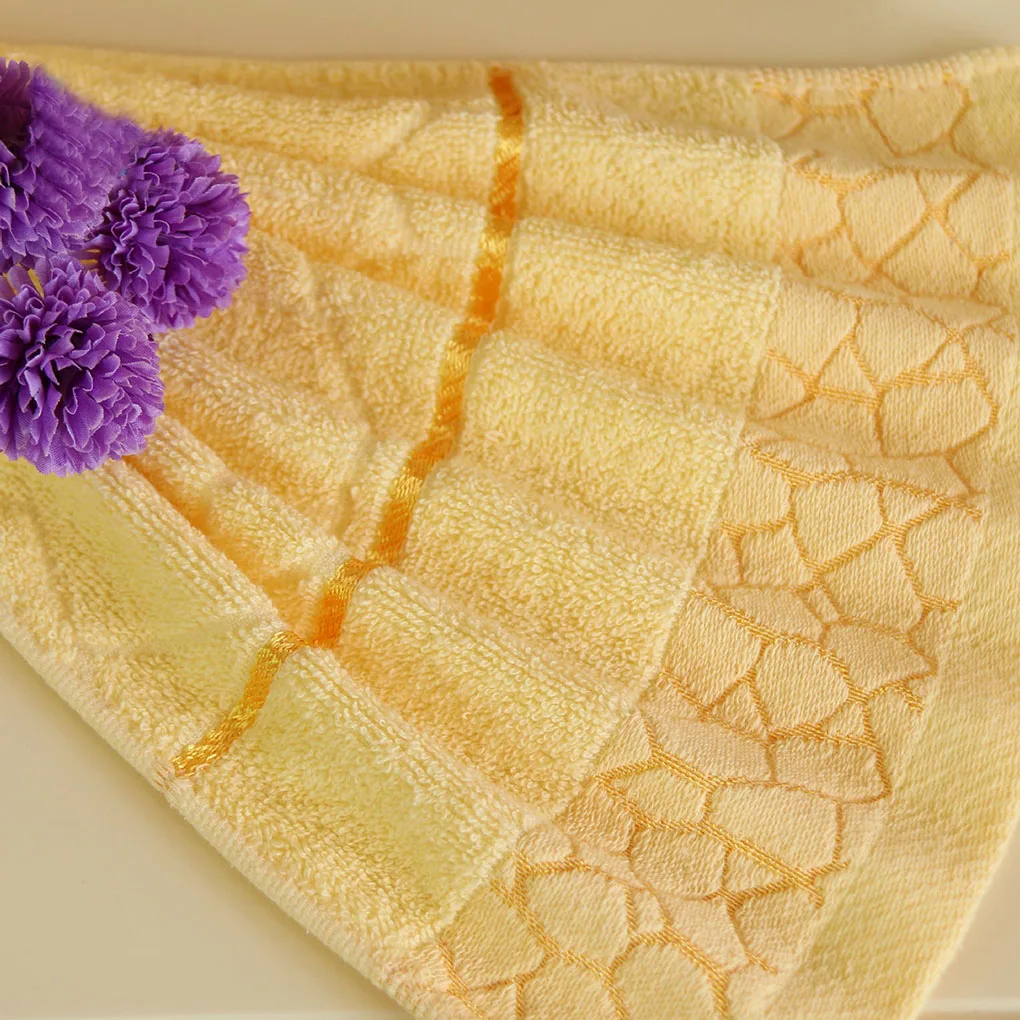 Горячая Распродажа жаккардовый узор Водный куб полотенце из чистого хлопка