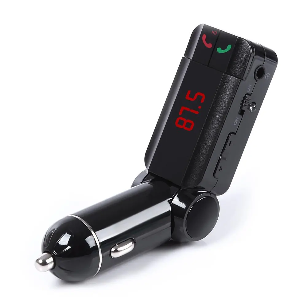 BC06S Bluetooth Автомобильное Зарядное Устройство Беспроводной Dual USB Mp3 плеер FM