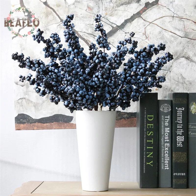 1 шт. искусственные фруктовые мини ягоды Длина 48 см|bouquet stand|fruits secsfruit |