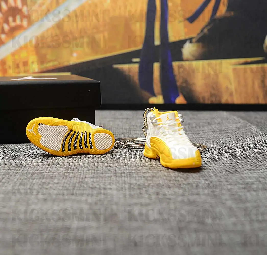 Дропшиппинг Air Jordan 1" серая подписи e" брелок с кроссовком 1/6 масштаб 3D Мини кроссовок JORDAN Брелок В Форме куклы аксессуар