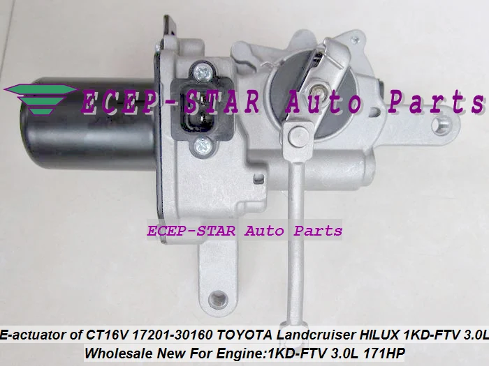 Турбо электронный привод CT16V 17201 30160 30100 1720130101 для TOYOTA HILUX SW4 Landcruiser D 4D 1KD FTV 1kdftv