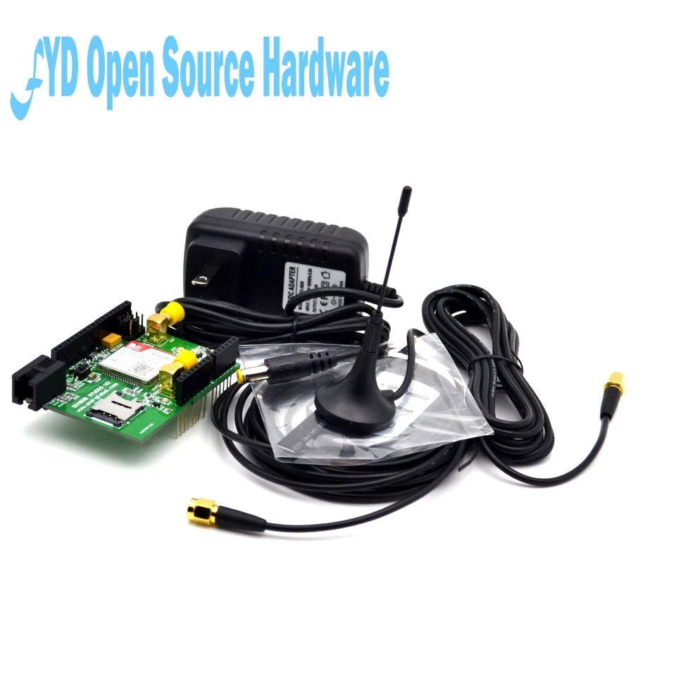 1 комплект gps GPRS Щит на основе SIM808 SIMCOM SMS MMS GSM, для UNO