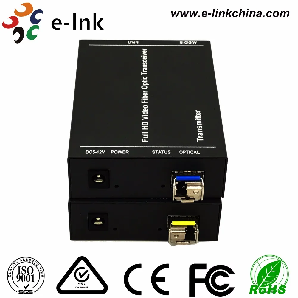 1080P HDMI по оптоволоконному удлинителю с функцией аудио передачи SM 20KM SFP (LC)|fiber optic|hdmi