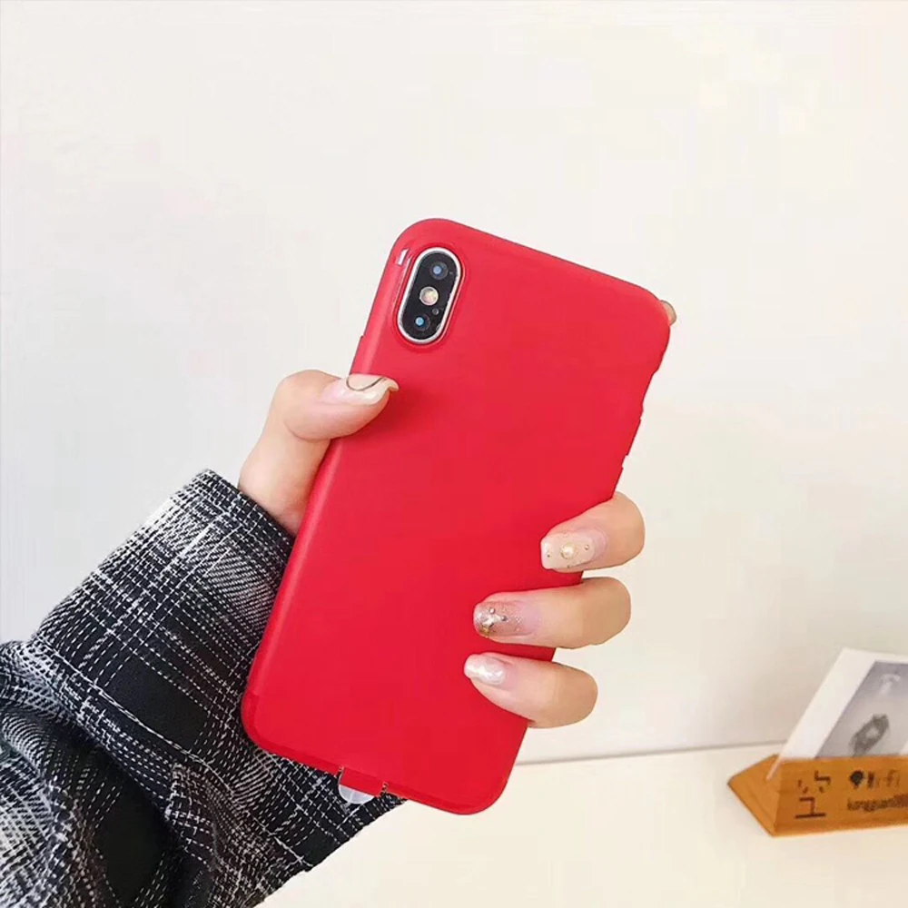 Sinbeda ТПУ Силиконовые Чехлы цвет для iphone X XS MAX XR чехол силиконовый матовый