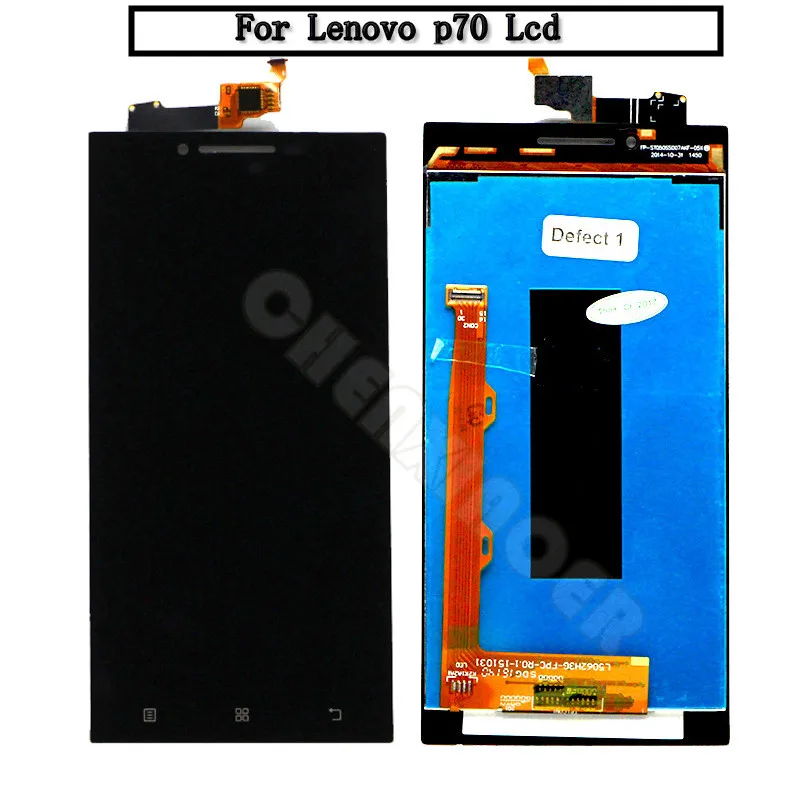 100% протестированный для 5 0 &quotLENOVO P70 ЖК дисплей сенсорный экран с рамкой LENOVO в