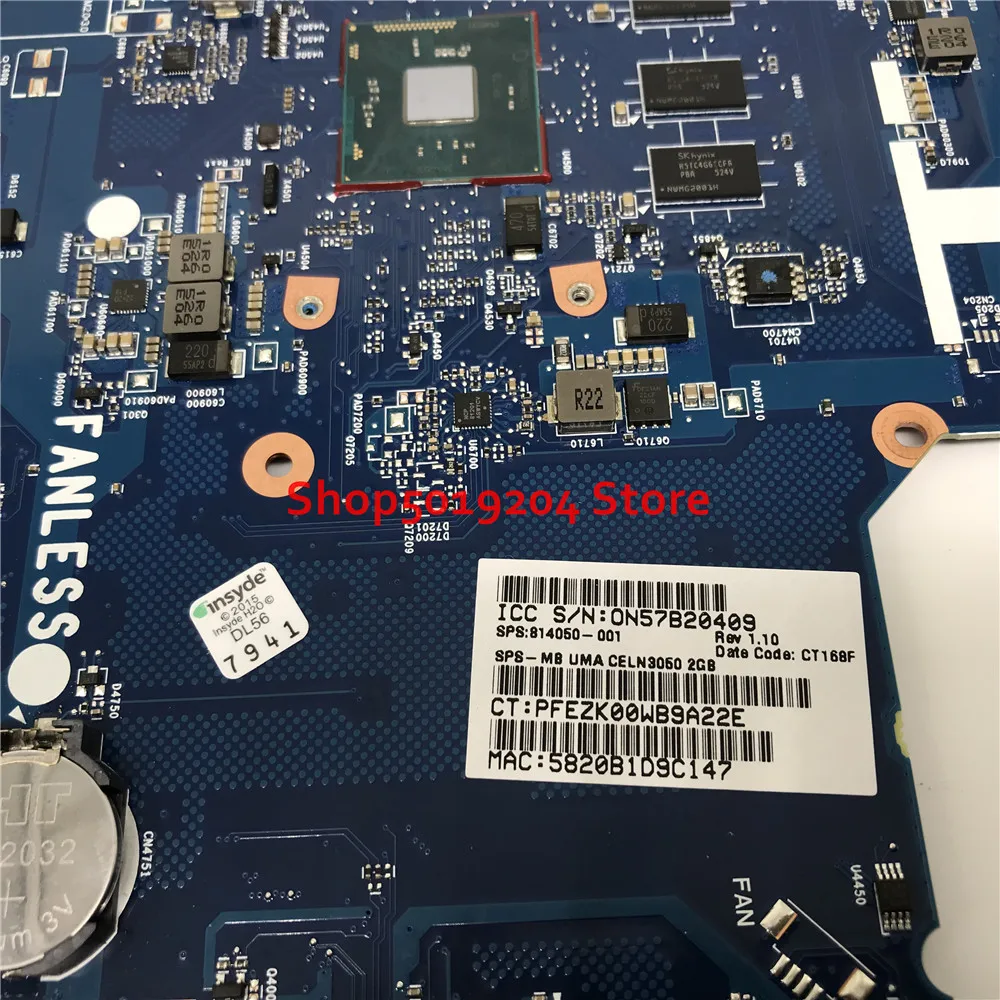 Материнская плата 814050-001 для HP Pavilion 14 14-AC159NR 14-AC 240-g4 240 G4 материнская ноутбука N3050 SR29H