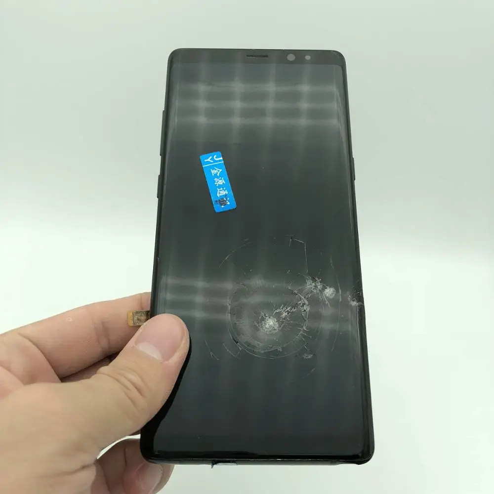 Сломанный ЖК-экран дисплей для телефона Galaxy Note 8 мобильный телефон практика как сделать ремонт жк s стекло и отдельная средняя рамка