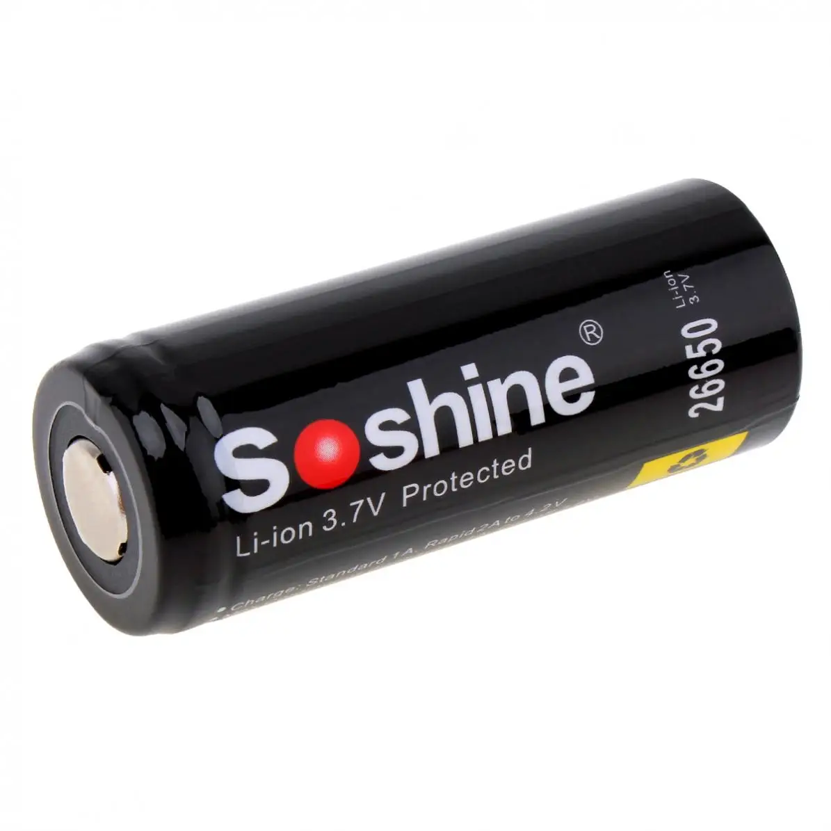 Soshine 3,7 V 5500mAh 26650 литий-ионный аккумулятор Перезаряжаемые Батарея с защитой PCB для Светодиодный фонарики/фары