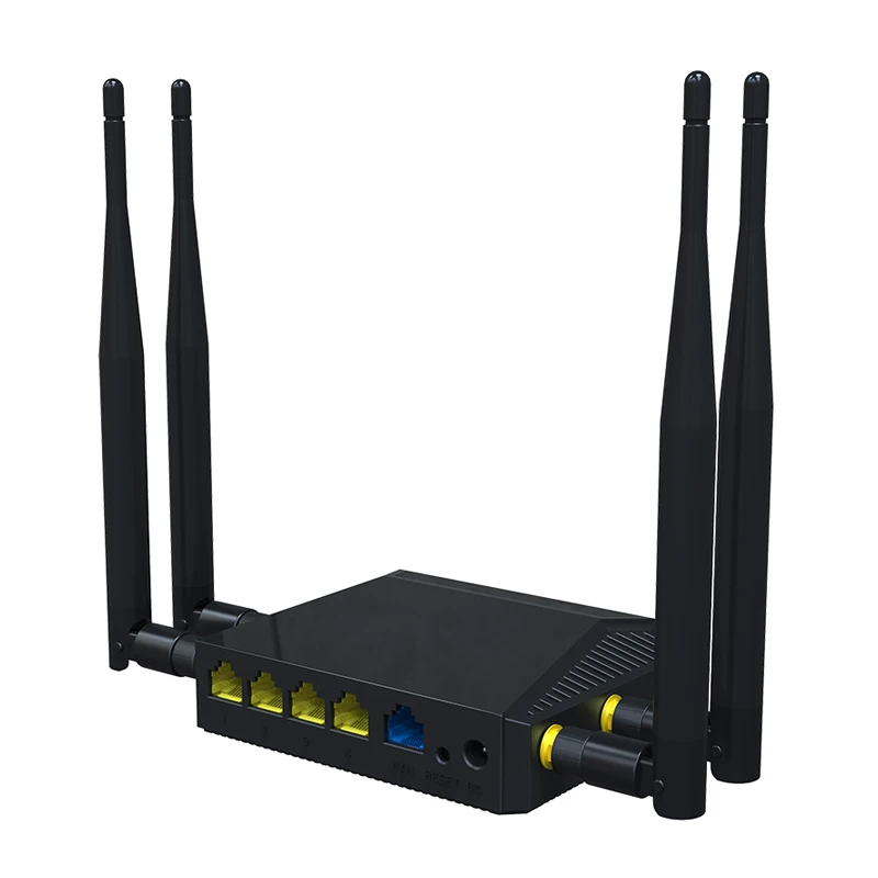 2,4G переносной wifi-роутер с usb RJ45 ethernet vpn-wi-Fi беспроводной маршрутизатор 300 Мбит/с порт пересылка PPPoE точка доступа - Цвет: Черный