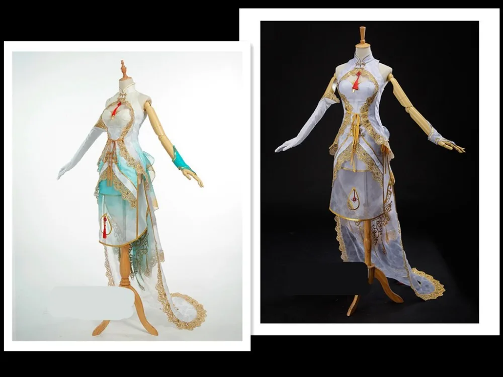 V для костюма vacaloid Hatsune Miku, Мегурине лука в китайском стиле Luo Tianyi косплэй костюм ver карнавальный костюм cheongsam