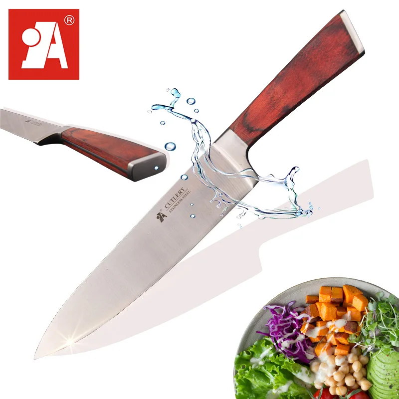 Кухонный нож шеф-повара 8 дюймов для нарезки мяса из высокоуглеродистой