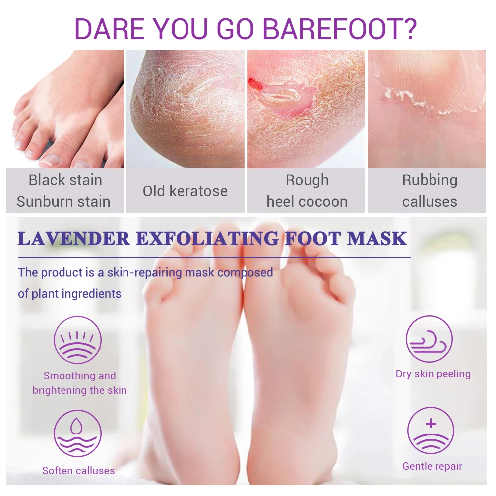Baimiss 1 пакета(ов) = из 2 предметов Baby Foot пилинг отшелушивающая маска ноги маску удалить мертвые кутикулы кожи пятки уход за ногами педикюр носки