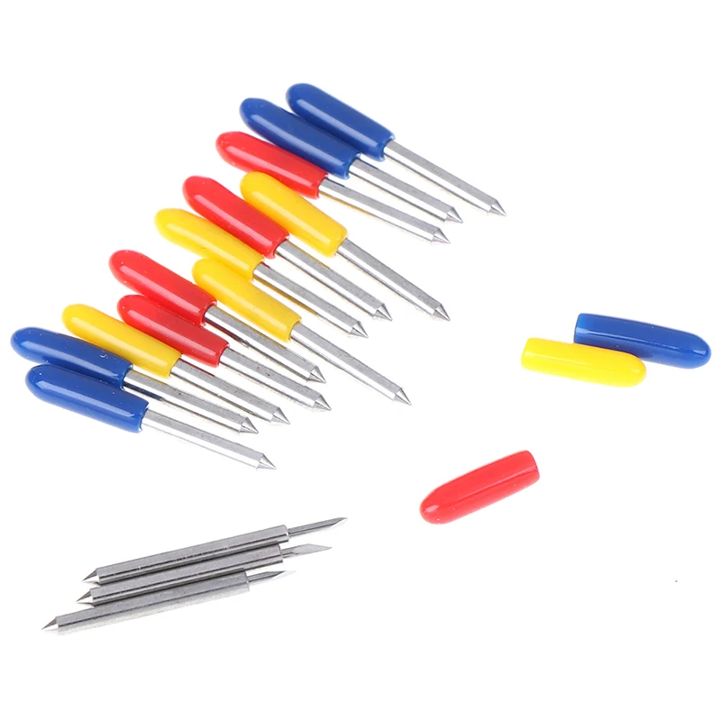 

New Hot 15pcs/Set 30/45/60 Degree For Roland Cutting Plotter Vinyl Cutter Blade+Holder High Quality