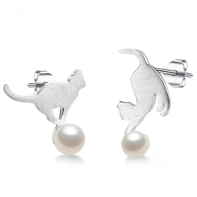 Женские серьги гвоздики в стиле хип хоп из серебра 925 пробы|girls stud earings|drop earringsstud