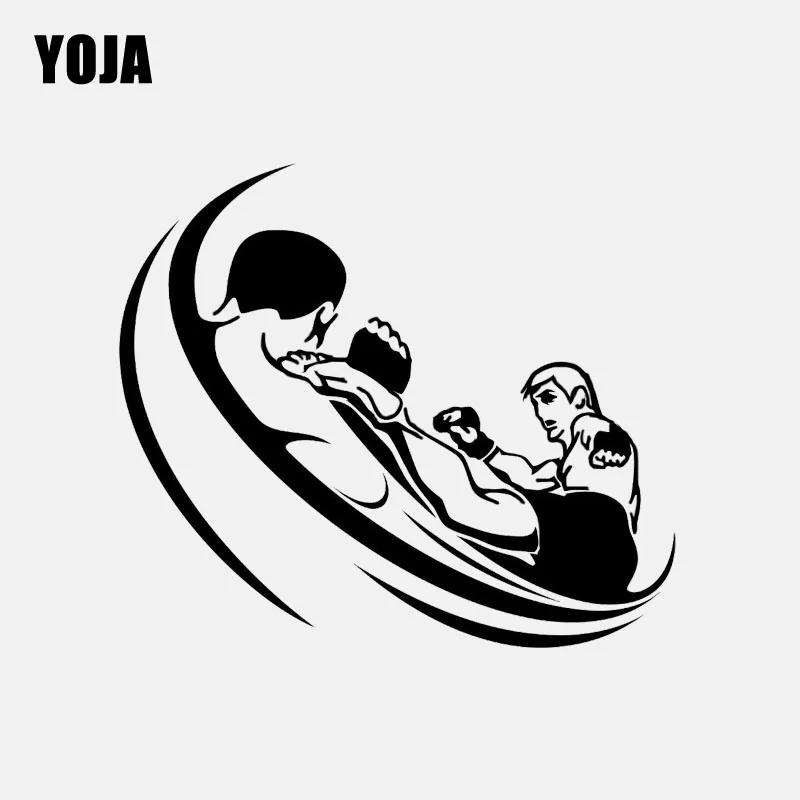 YOJA 42 7 см * 49 бокс стикер стены Декор Гостиная Спальня и тренажерный зал Спорт ПВХ