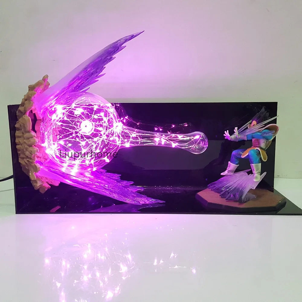 Dragon Ball Z Vegeta Galick ружье светодиодное освещение настольная лампа Dragon Ball Super Vegeta Настольная лампа Светодиодные ночные светильники DBZ домашний декор