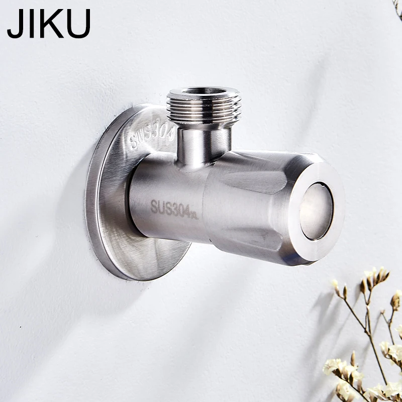 Угловые Клапаны JIKU SUS304 из нержавеющей стали кухонные аксессуары для ванной