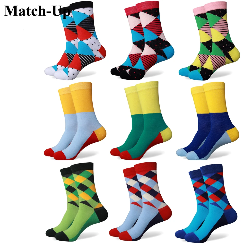 

Match-Up Men colorful cotton socks a lot of new styles