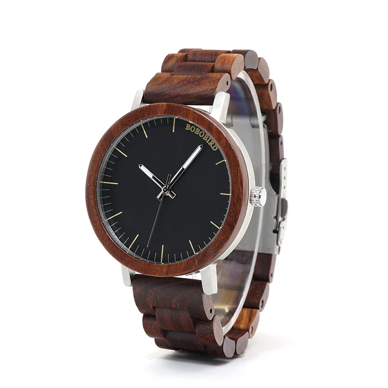 Мужские кварцевые часы BOBO BIRD WM16 с ремешком из дерева|watch brand|watch designer brandswatch for |