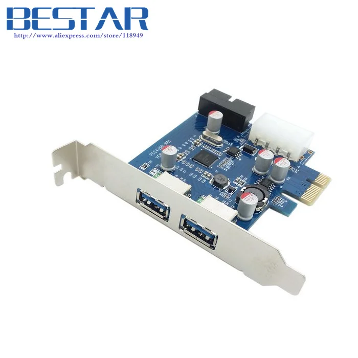 USB 3 0 3.0 PCI E pcie карта и 2 порта 20 контактный Женский низкопрофильный кронштейн с