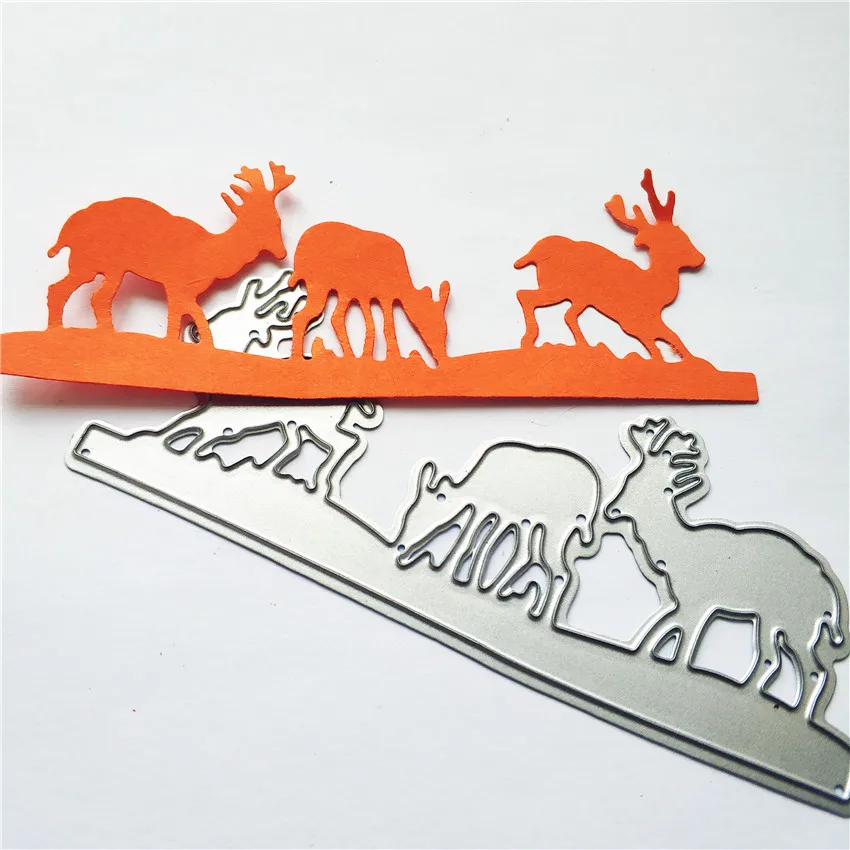 PANFELOU The deer family металлическая бумага для рукоделия высекальные штампы