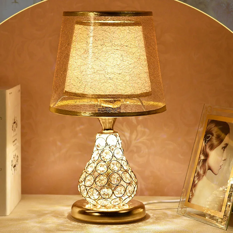 Lampe De Chevet Lampada Mesa Para Dormitorio Luminaria Tafellamp скандинавские хрустальные настольные лампы