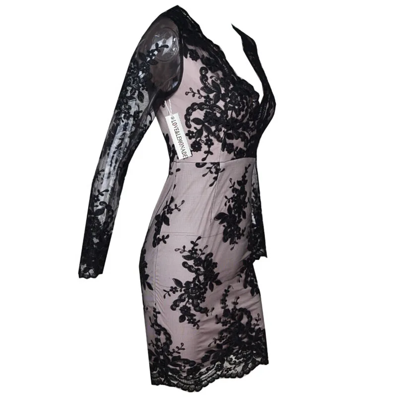 Кружевные вечерние платья с v образным вырезом Love & Lemonade TB 8723|dress ny|dress guntb wedding dress |