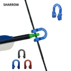 Аксессуары для стрел D петля металлическое D-образное кольцо Пряжка веревка импорт аэрокосмического алюминия U-образный сложный лук аксессуары