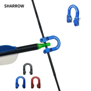 Аксессуары для стрел D петля металлическое D-образное кольцо Пряжка веревка импорт аэрокосмического алюминия U-образный сложный лук аксессуары