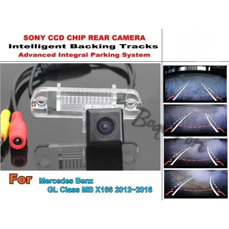 For Mercedes Benz GL Class MB X166 2012~2016 Smart Tracks Chip Camera / HD CCD Intelligent Dynamic Parking Car Rear View | Автомобили и