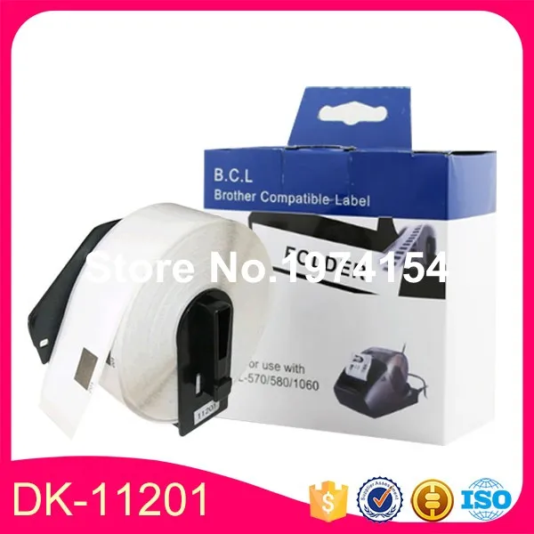80+2 Rolls Compatible DK-11201 Label 29mm*90mm for Brother Printer All Come With Plastic Holder 400Pcs/Roll | Компьютеры и офис