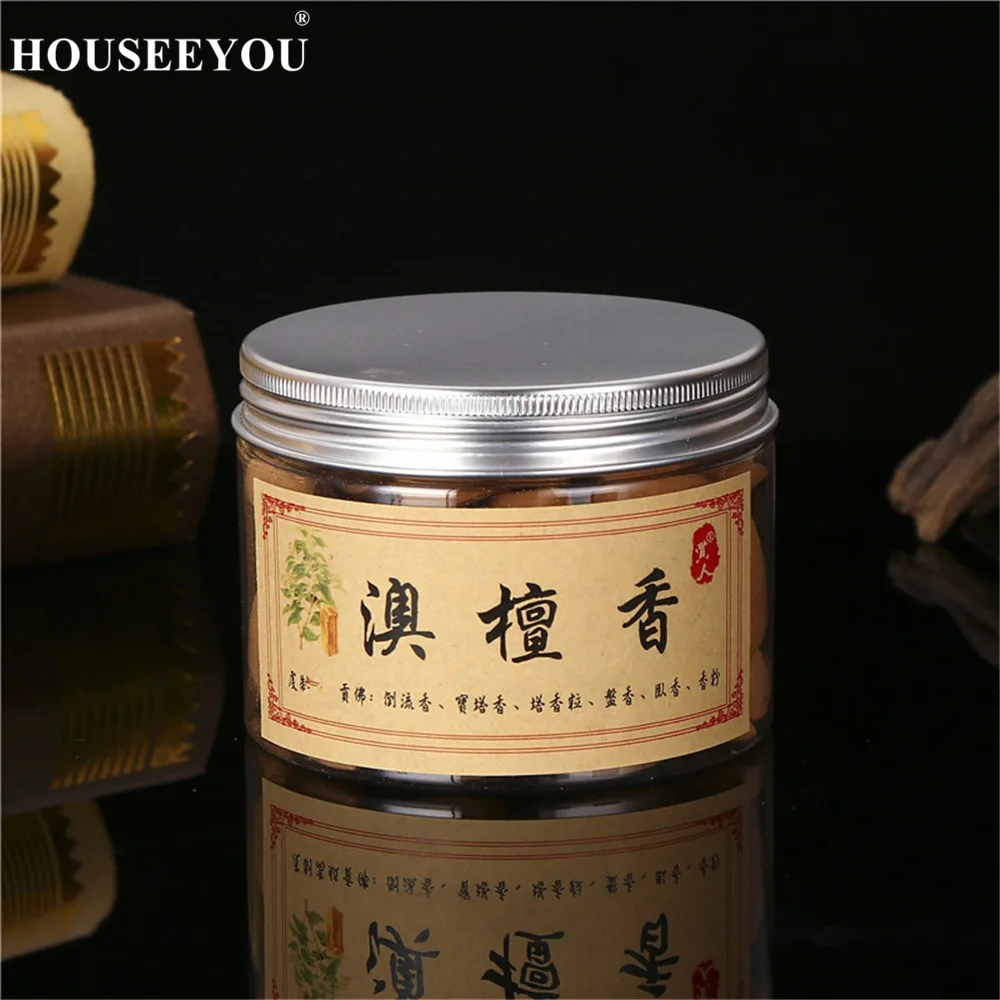 Australia Sandalwood 70 шт./лот, конусы водопада с естественным обратным потоком, ароматное зерно, ароматическое натуральное сандаловое дерево, использование в дзен-буддизме, храме для медитации йоги - Цвет: Australia Sandalwood
