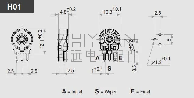 Original new 100% PT10MH01-103A2020 10K DIP adjustable resistance potentiometer (SWITCH) | Обустройство дома