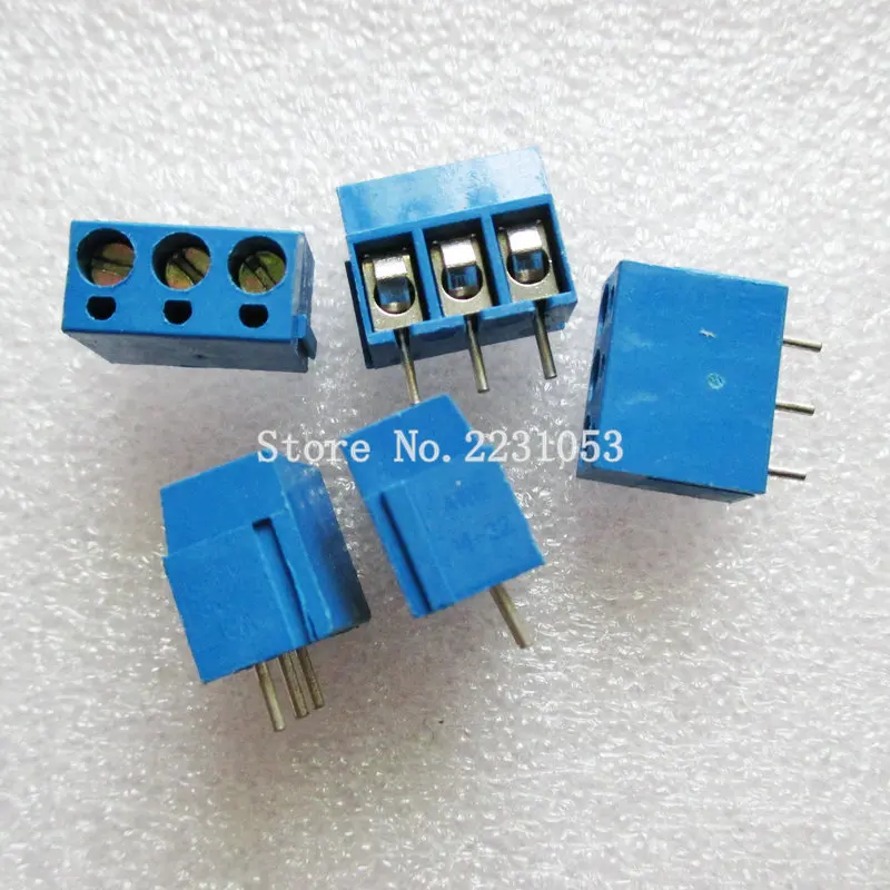 10 шт./Лот клеммы Φ 250 в 16 А винт 2Pin 5 0 мм прямой контакт PCB винтовая Клеммная колодка