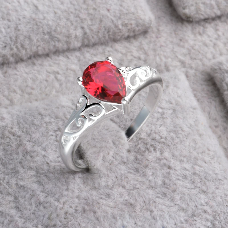 Женское кольцо с кристаллом из стерлингового серебра 925 пробы опт|silver ring jewelry|ring