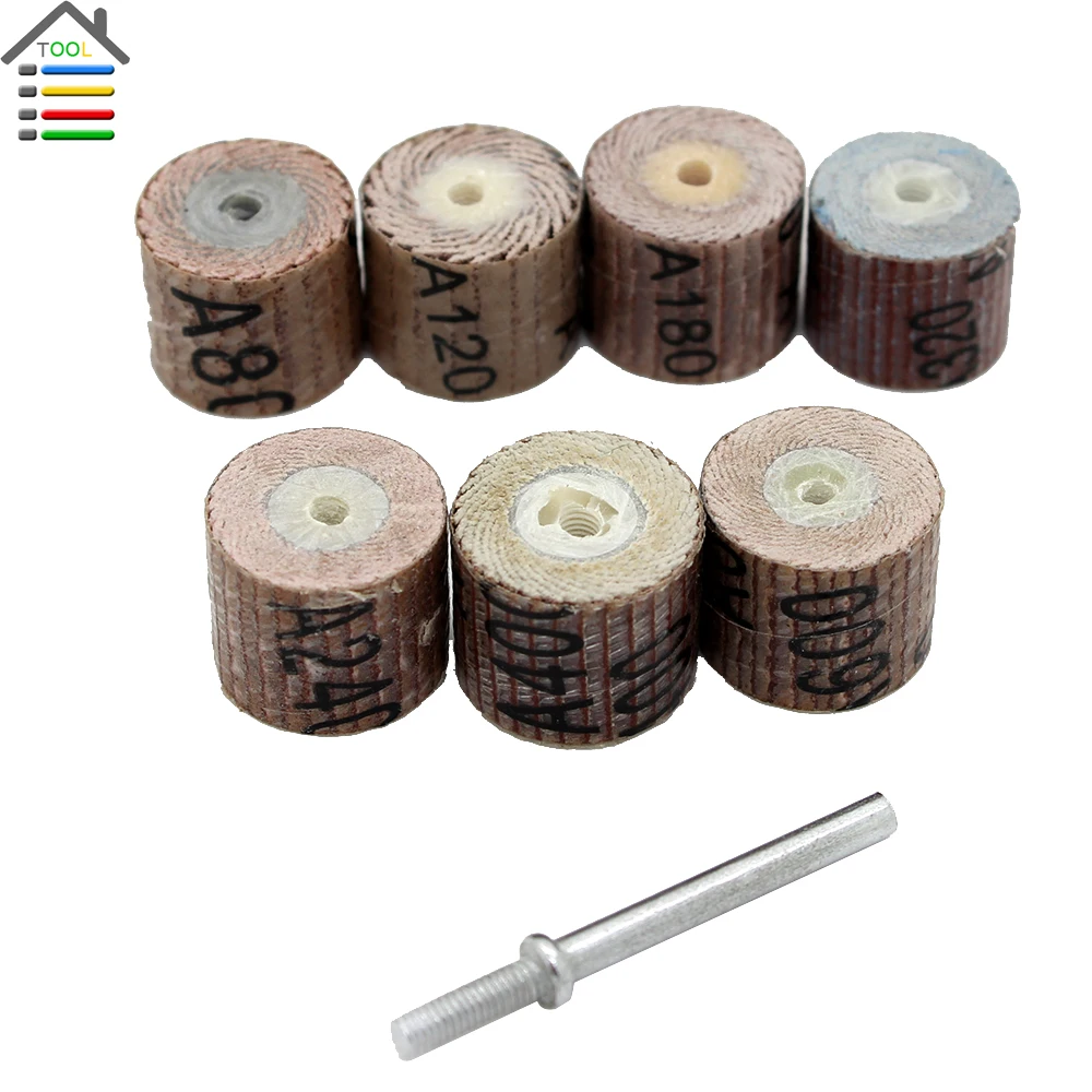 7 шт. шлифовальный станок абразивный полировальный камень мини дрель для